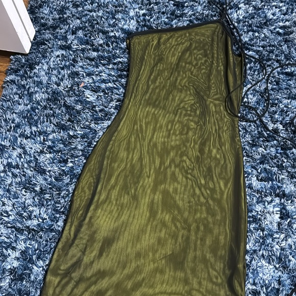 PinkPlasticBabez Roxanne Dress in Green - Picture 4 of 6